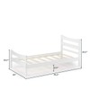 NAFORT Twin Bed Frame with Headboard/Wood Twin Size Platform Bed