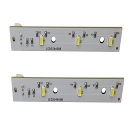 GE, General Electric 2PCS WR55X26671 PS11767930 AP6035586 LED Light Board for GE Refrigerators Brand