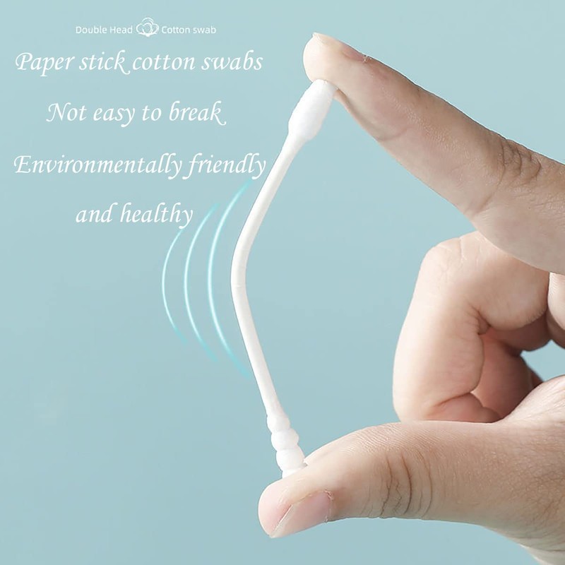 Pointed Cotton Swabs, 800 Pieces Precision Tips Cotton Swabs Spiral