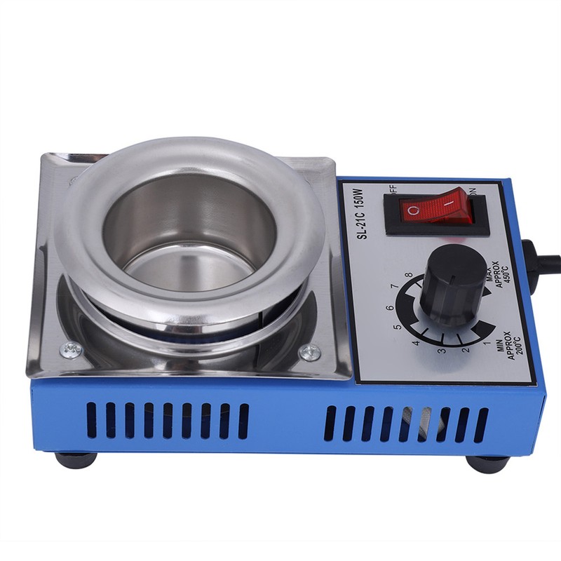 220V 150W Solder Pot Soldering Desoldering Bath 50mm ST-21C 450
