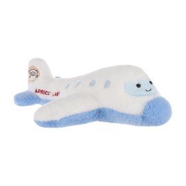 Apricot Lamb Airplane Vehicle Plush Toys for Children, Soft Cute Cuddly Toy for Baby Girls and Boys, Fluffy Aeroplane Blue 32 cm