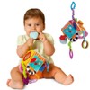 Baby Kids Toys Cartoon Cube Rattle Teether Toys Cubes for