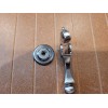 Ajax vintage pendant pull for cabinets drawers in antique pewter