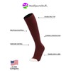 Pro Line Over the Calf Baseball Socks (Maroon, X-Small)