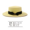 CLARAH wh170312201 Women's Straw Hat, Cankan Hat, Folding, Sun Protection,