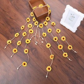 Awaytr - Diadema Hippie Con Diseño De Flores, Diseño De Gira