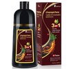 Chestnut Brown Hair Dye Shampoo 3 in 1, Shampoo para