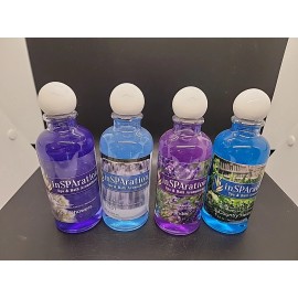inSPAration Spa and Bath Aromatherapy Lot Of 4 Different New 9 Ounce Bottles