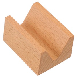 Homoyoyo Wooden Sushi Taco Holder, V-Shaped Hand Roll Japanese Sashimi Holder ServingTaco Display Stand Restaurant Roll Boat Food Display