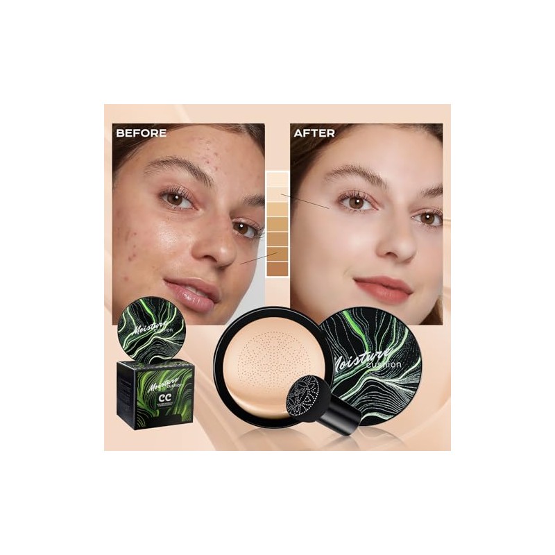 Base de maquillaje CC con cojín de aire - Base