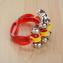 Educational Play/Ring Bell (Blue Red Green Yellow/Hand Bell 4 Colors Set) Bell Christmas/Children Educational Toys Musical Instruments