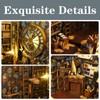 DIY Miniature Book Nook Kit Booknook - 3D Model Wooden
