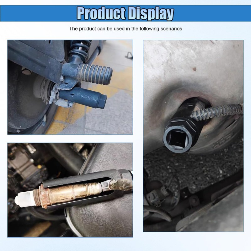 ZIMISI Oxygen Sensor Socket, 3/8" Drive x 7/8"(22mm) O2 Sensor