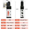 RIH Pneumatics Solenoid Valve 4V310-10 12V/24V/110V Series Single Coil Pilot-Operated