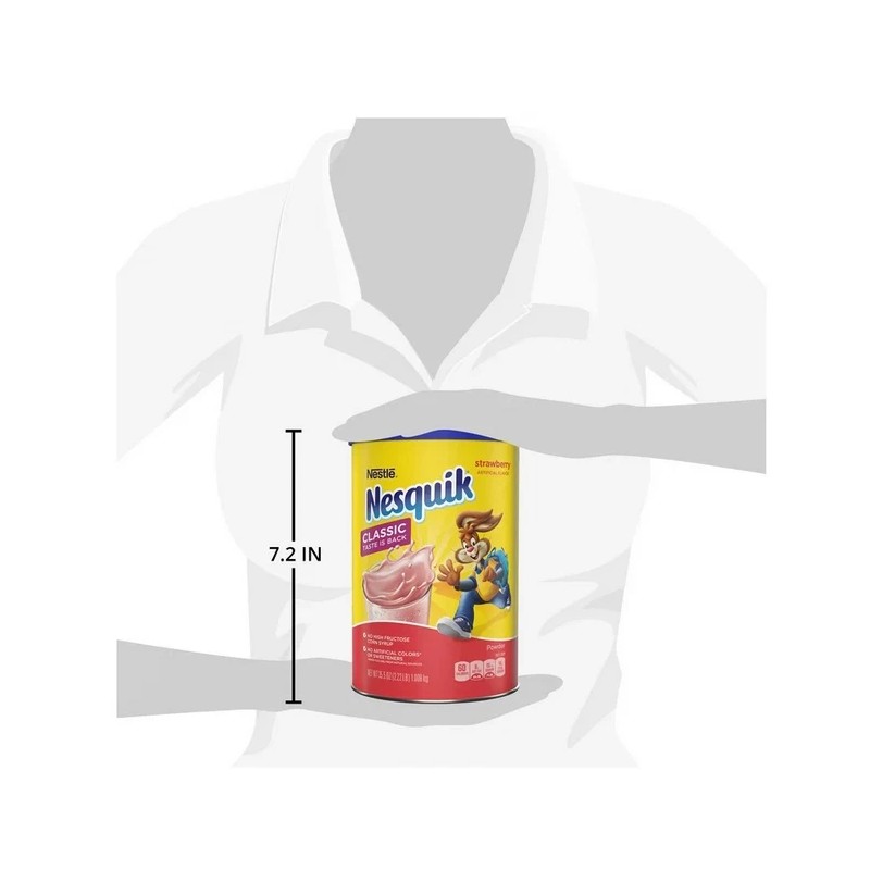 Nestle Nesquik Strawberry Flavor Powder Drink Mix, 35.5 oz