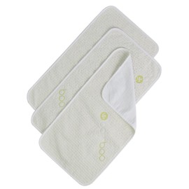 Bamboo Rayon Waterproof Rayon Changing Table Mat (3 Pack) - Reusable Diaper Changing Liners - Leak-Proof - Non Slip Table Top Changing Pad - 27 x 14 inches