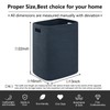 OIAHOMY Laundry Hamper, Laundry Basket，Rectangle Cotton Large Blanket Storage Basket