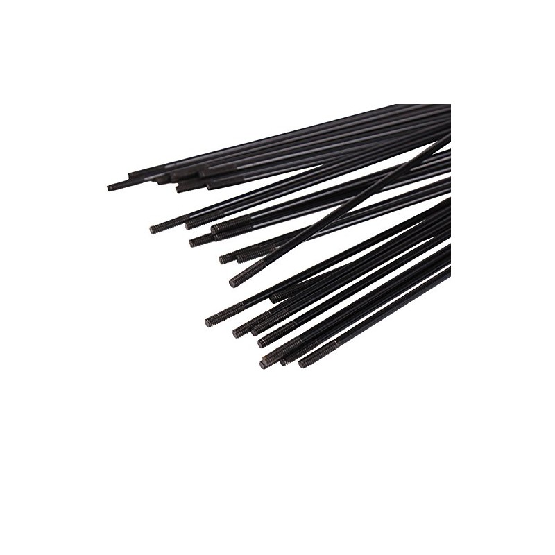 SENQI Bicycle Steel Spokes 80mm-290mm with Copper Cap 36pcs
