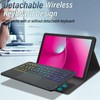 DKAHOEE Backlit Touchpad Keyboard Case for T-Mobile REVVL Tab 2