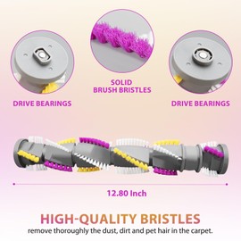 2252 Replacement Parts Compatible with Bissell Cleanview Swivel Pet Vacuum 2252 2254 2486 2488 2489 2253 2254 2258 22528 3197 3198 Vacuum Cleaner 1 Brush Roll,4 Belts,4 Filters with 1 Cleaning Tool