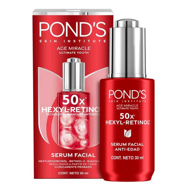 PONDS Srum Facial Age Miracle Ultimate Youth con Hexyl-Retinol para