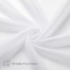 Aiyufeng - Juego de cortinas translúcidas en 2 paneles, cortinas