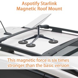Starlink Magnetic Roof Mount, Aspotify Starlink Magnet Mount, Starlink Mounting Kit for Starlink Internet Kit Satellite, Starlink Roof Mount, for Starlink Gen2, Starlink Pole Mount (Extra Large)