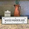 Christmas Wood Signs (Medium - Wood And Metal, Winter Wonderland)