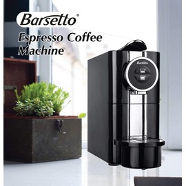 Barsetto Espresso Machine with 20 capsule sampler pack