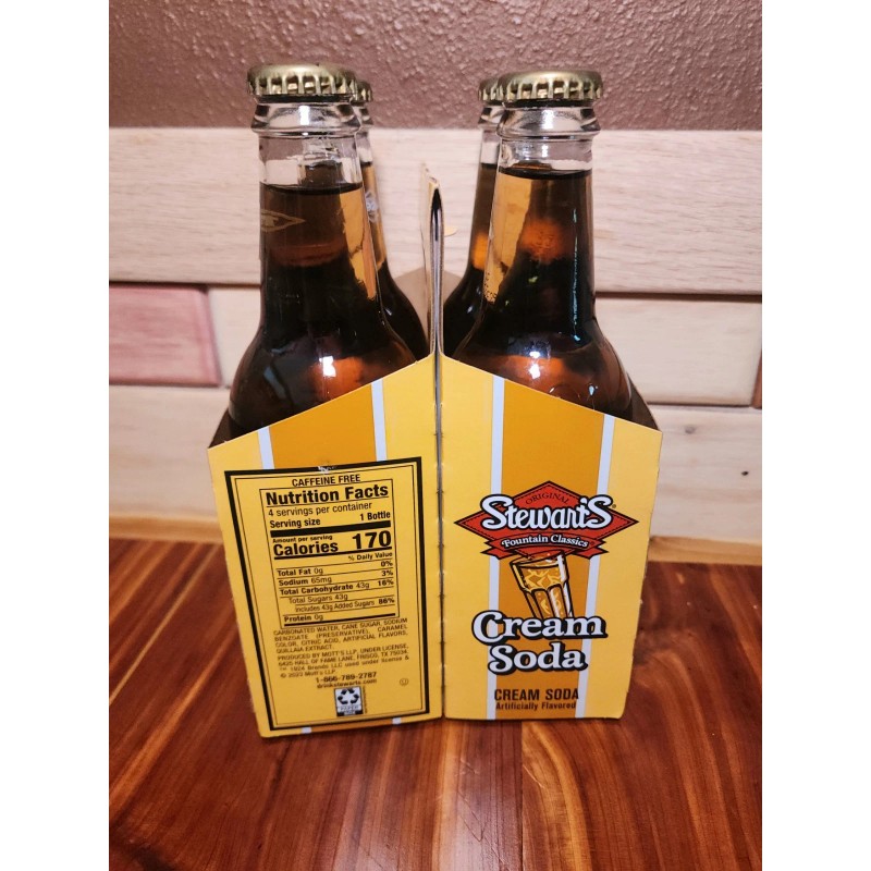 Stewart’s Lot of 2 - Stewart's Original Cream Soda 12oz