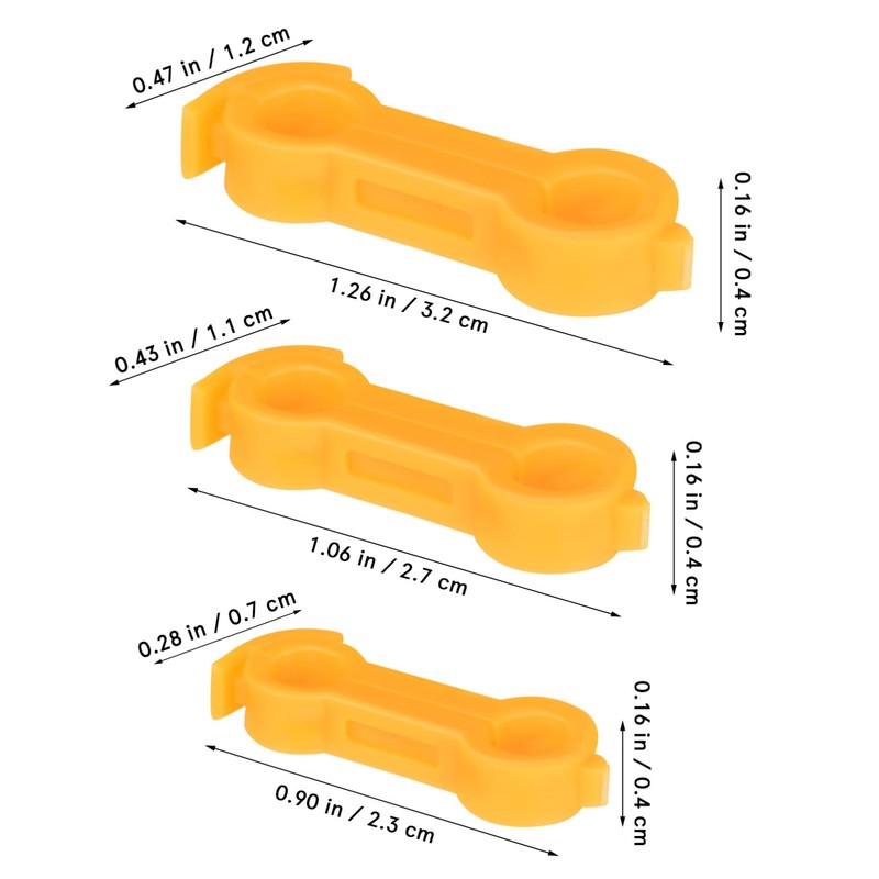 IMIKEYA Pack of 12 Chick Leg Braces Spreader Legs Humpel