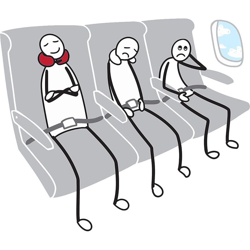 SANDINI TravelFix travel pillow - ERGONOMIC FIT – plus size