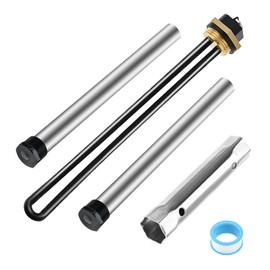 5 Pcs RV Water Heater Elements Include 2 Anode Rods 1 Electric Water Heater Element 1 Dual Hex Wrench Socket Tool and 1 Tape, Compatible with Suburban RV/Camper SW Series Water Heaters