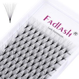 Fadlash Pre-Made Eyelash Extension 12D 0.07mm D Curl 15-20mm Mixed Length Volume Russian Eyelash Extensions Pre Fanned Lashes Fans