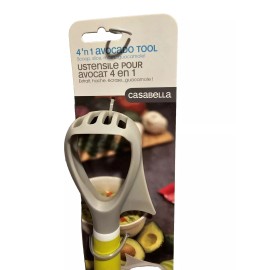 Casabella Avocado 4 in 1 Tool • Cut, Scoop, Pit Remover, Masher