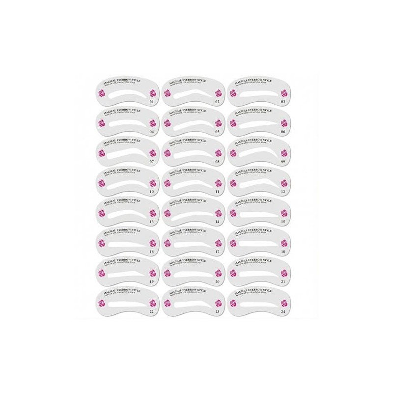 Reusable Eyebrow Stencil Kit for Brow Shaping, Beginner Friendly Makeup
