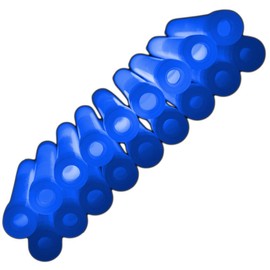 Glowhouse Lightstick Pack of 10 Glow Sticks – 6 Inch Emergency, Ultra Bright Light Sticks with 12+ Hour Duration (Blue)