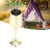 200ml Goblet Stainless Steel Champagne Glass Drinking Cup for Bar/Party