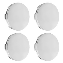 Set of 4 Wheel Hub Caps, Wheel Centre Caps, Hub Caps, OD 60 mm, ID 56 mm, Hub Caps, Universal ABS Silver Hub Caps, Wheel Hub Caps, Car Accessories for Wheel Hub Caps, Wheel Hub Cover