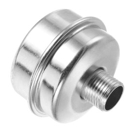 Kisangel Sound Booster Mufflers Lawn Mower Noise Control Mini Bike Lawn Mower Quiet Engine Motor Lawnmower Mower Noise Reduction Steel Silver