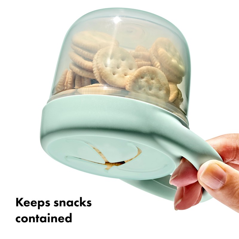 OXO Tot Snack Cup with Lid – 2 Pack, Opal