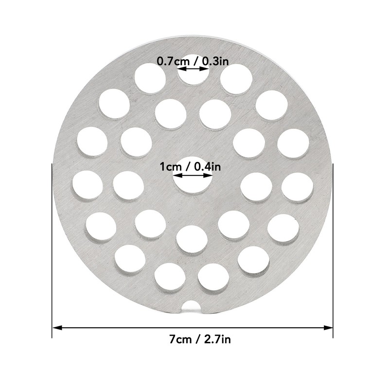 Meat Grinder Disc Stainless Steel Replacement Plate Disc Blade for