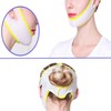 Slim Jawline V-Line Face Chin Sleep Band White 2ea