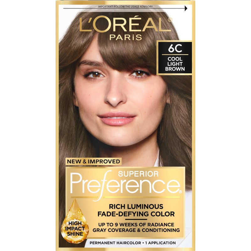 L'Oreal Paris Superior Preference Luminous Fade-Defying Permanent Hair Color, Hair