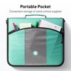 Kinbashi Zipper Binder 3 Ring, Round Ring Binder with 600