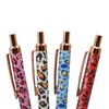 Maydahui Fashionable Leopard Pattern Retractable Ballpoint Pen, Set of 8,