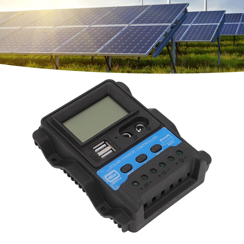 12V 24V Auto Solar Charge Controller PWM Solar Power Controller