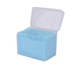 Disposable Plastic Toothpick Dental Picks Portable Practical Toothpick with Clear Case 1100Pcs
