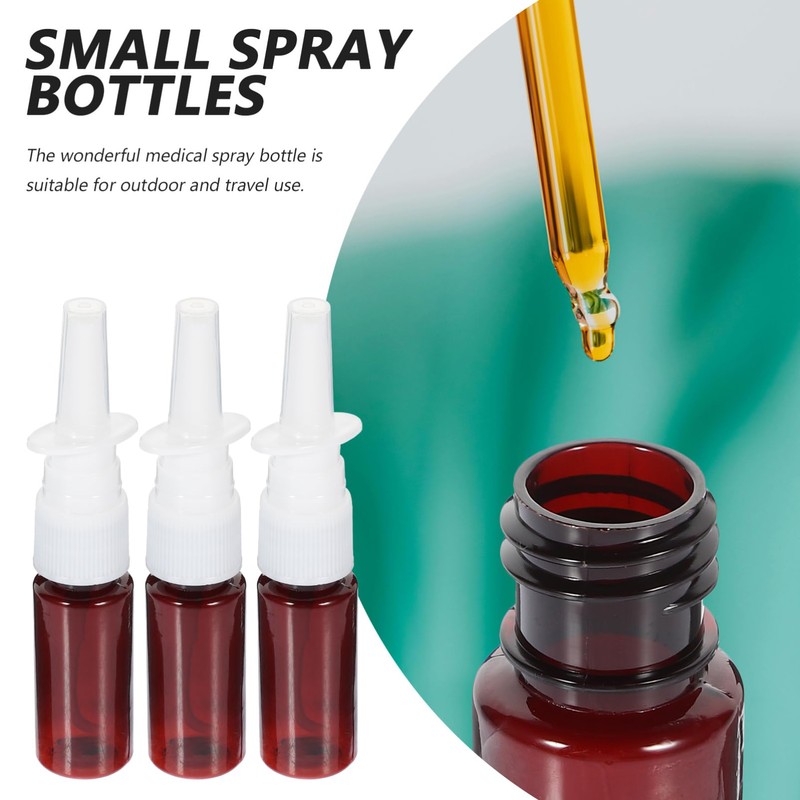 Beavorty 10pcs 15ml Refillable Fine Mist Bottles Bottles Empty Care