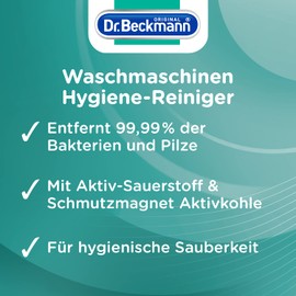 Dr. Beckmann Washing Machine Hygienic Cleaner with Activated Carbon 14762 250
